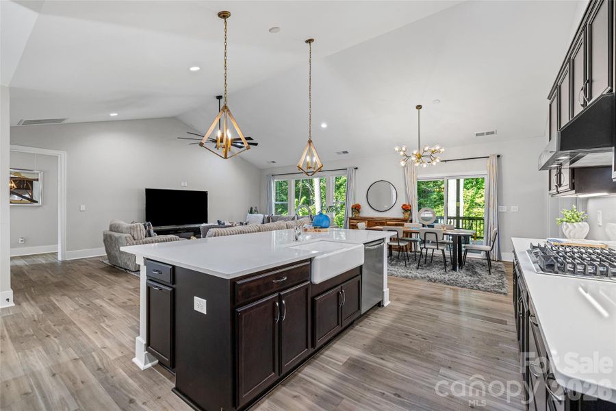 Furnished interior view inside a new home in , Clover (Image 9).