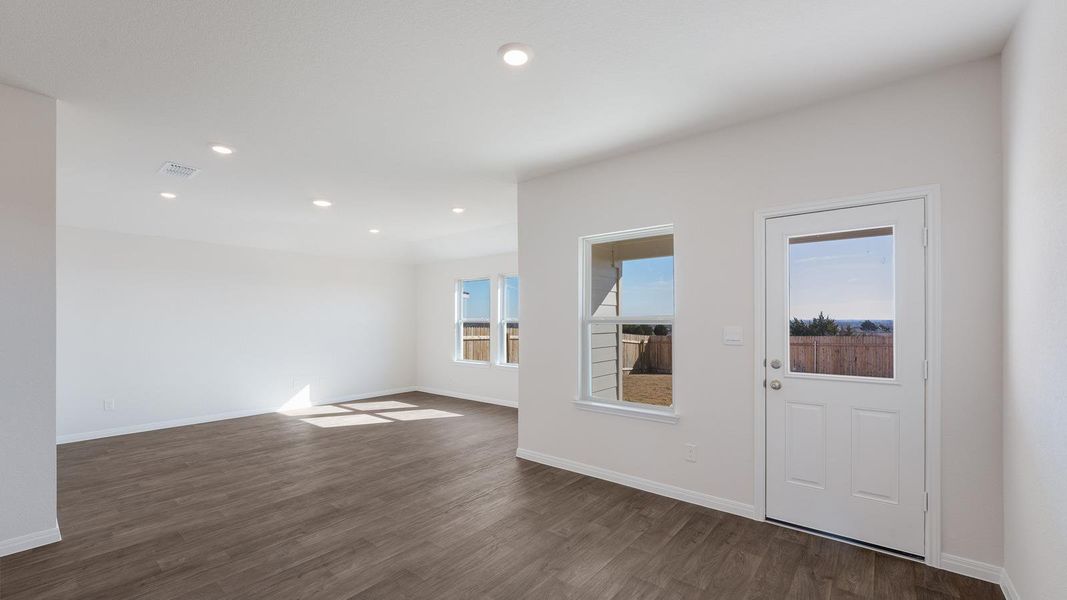 Spacious, unfurnished interior of a new home in Carillon, Manor (Image 10).