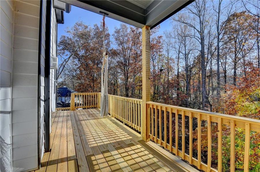 Exterior details and patio area of a home in , Buford (Image 30).