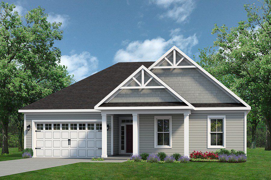 Representative exterior photo of a completed home built from the The Oceanside by Chesapeake Homes in Bridgewater - Shorehaven Village, Little River, SC (Image 17).