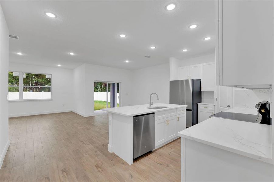 Furnished interior view inside a new home in , St. Cloud (Image 6). Furnished interior view inside a new home in , St. Cloud (Image 6).