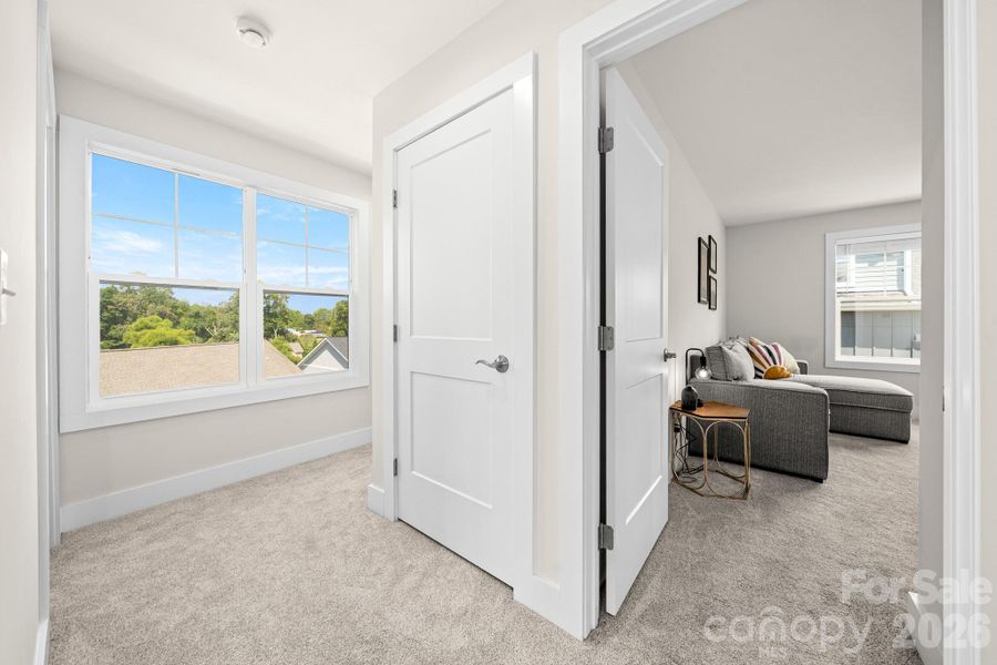 Furnished interior view inside a new home in , Asheville (Image 18). Furnished interior view inside a new home in , Asheville (Image 18).