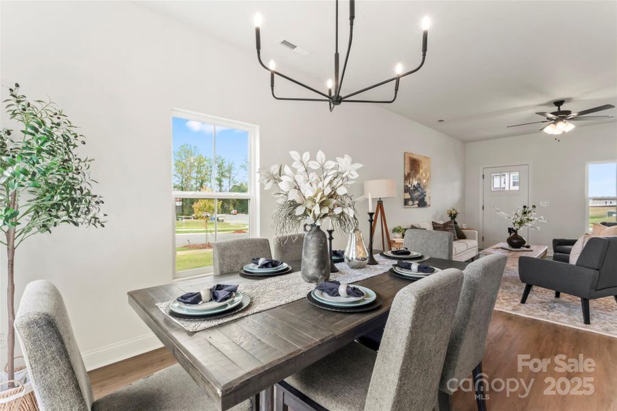 Furnished interior view inside a new home in , Kannapolis (Image 25).