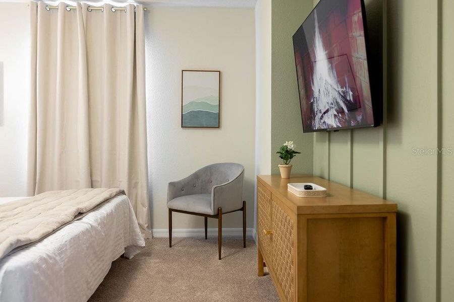 Furnished interior view inside a new home in , Clermont (Image 11).