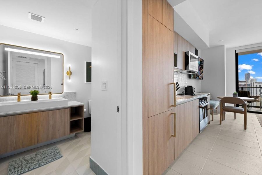 Furnished interior view inside a new home in Natiivo Miami, Miami (Image 12).