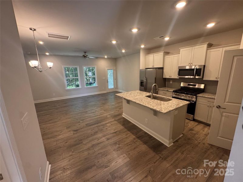 Furnished interior view inside a new home in Pine Trace, Gastonia (Image 2).