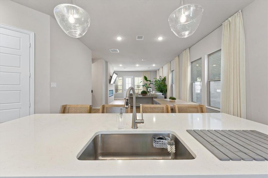 Close-up of interior finishes inside a home in Tenison Village at Buckner Terrace, Dallas (Image 20).