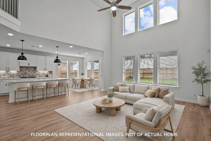 Furnished interior view inside a new home in Miller's Pond, Rosenberg (Image 10).