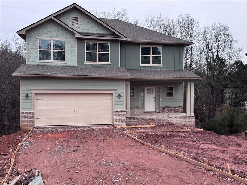 In-progress construction of a new home in Magnolia Villas, Cornelia, GA (Image 33).