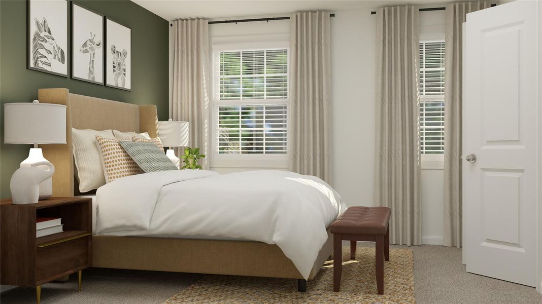 Furnished interior view inside a new home in Meadowlark Preserve, Pflugerville (Image 7).