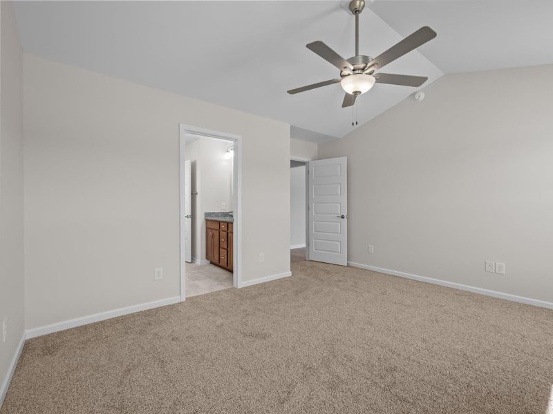 Representative unfurnished interior of a home built from the Pamlico A by JC Jackson Homes,LLC in Heritage Pointe, Newport (Image 13).