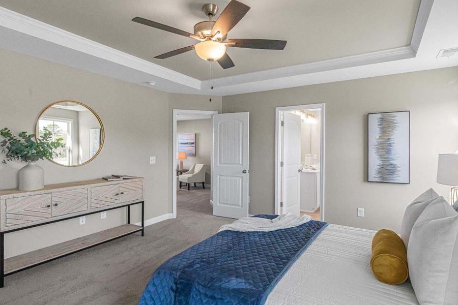 Representative furnished interior of a home built from the Meadowbrook by Caviness & Cates Communities in Sutherland Station at Olde Liberty, Franklinton (Image 200). Representative furnished interior of a home built from the Meadowbrook by Caviness & Cates Communities in Sutherland Station at Olde Liberty, Franklinton (Image 200).
