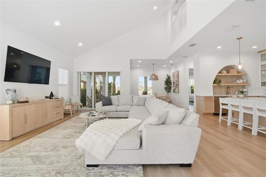 Furnished interior view inside a new home in , Palm Coast (Image 65). Furnished interior view inside a new home in , Palm Coast (Image 65).