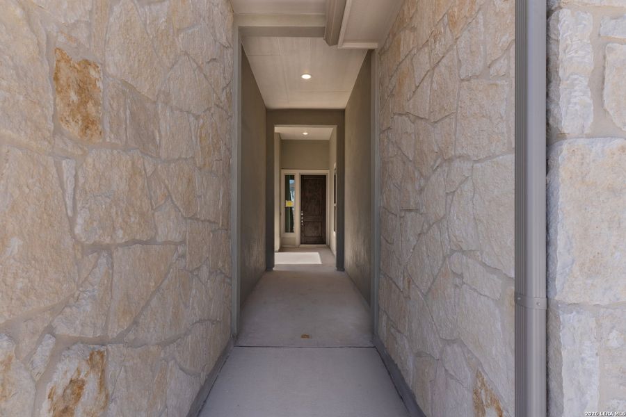 Exterior details and patio area of a home in Davis Ranch, San Antonio (Image 20).