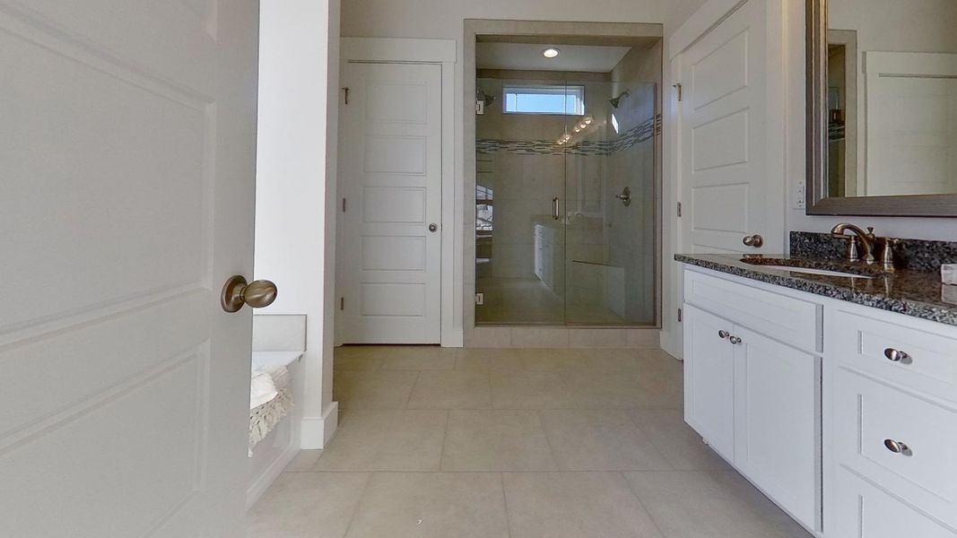 Representative furnished interior of a home built from the Addington by Enchanted Homes in Davis Heights, Inman (Image 9).