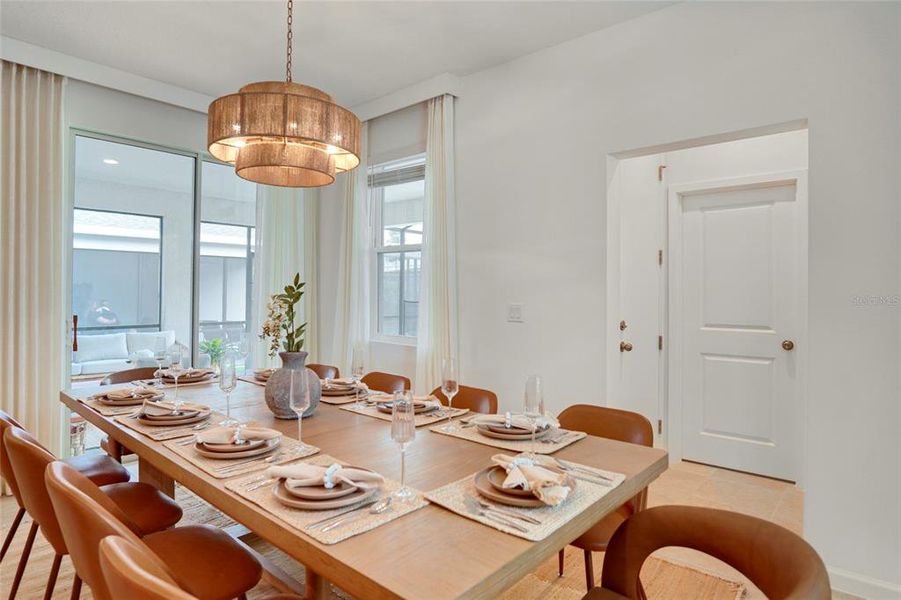 Furnished interior view inside a new home in Solara Resort, Kissimmee (Image 18).