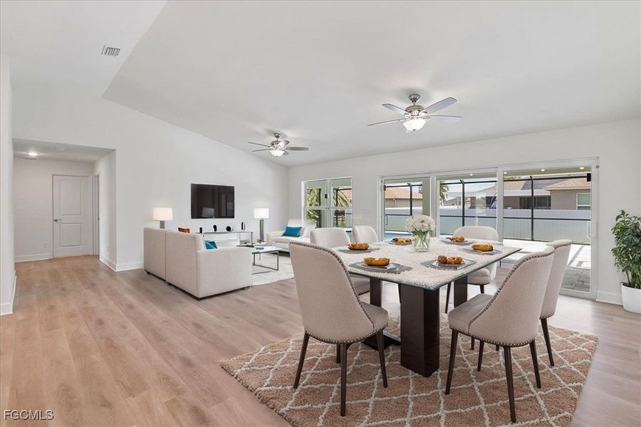 Furnished interior view inside a new home in Cape Coral, Cape Coral (Image 4).