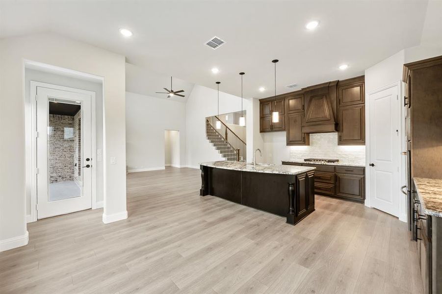 Furnished interior view inside a new home in Timberbrook, Justin (Image 8). Furnished interior view inside a new home in Timberbrook, Justin (Image 8).