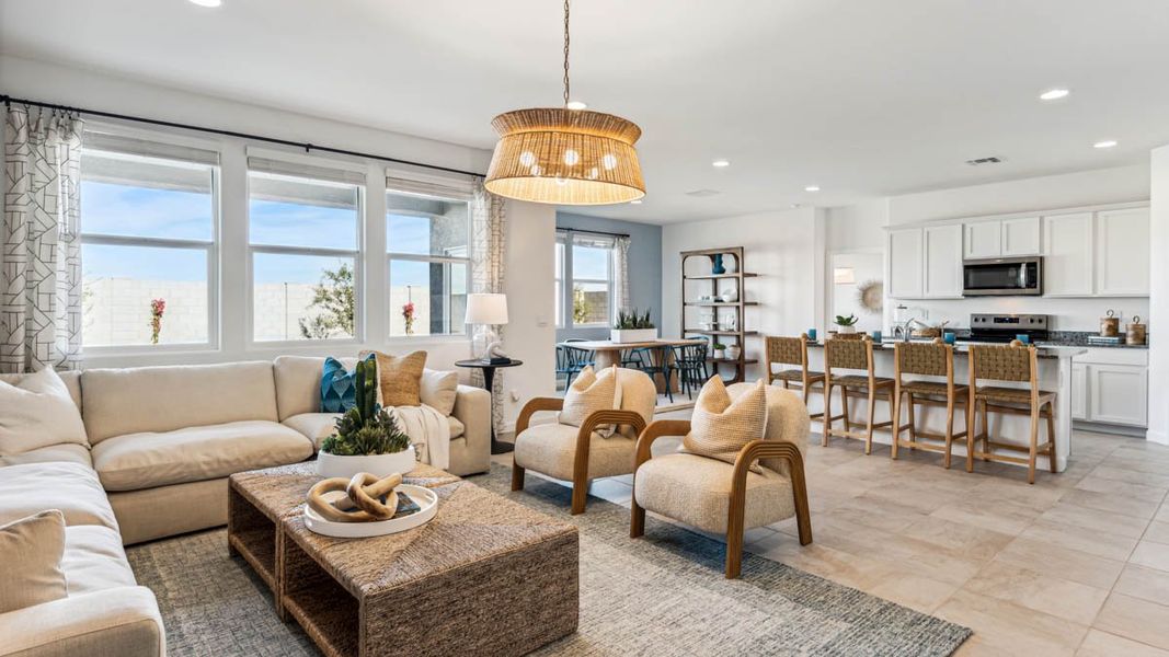 Furnished interior view inside a new home in Magma Ranch Vistas, Florence (Image 10).