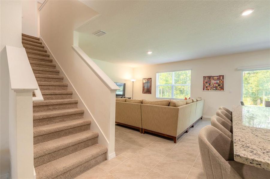 Furnished interior view inside a new home in Fountain View, Ormond Beach (Image 38).
