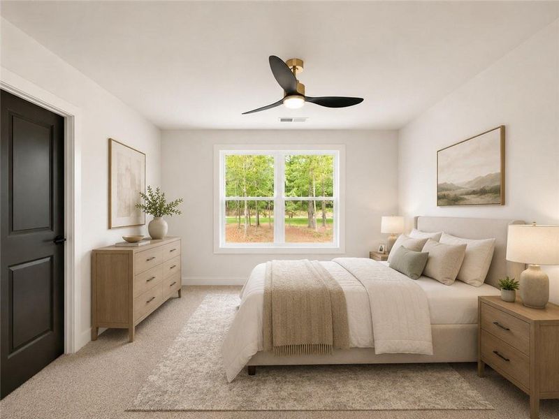 Furnished interior view inside a new home in , Loganville (Image 6).