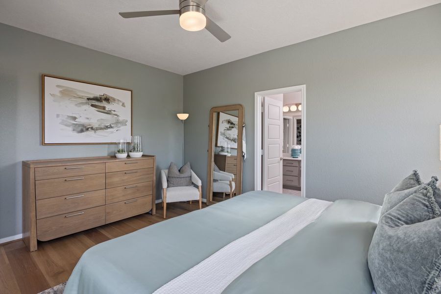 Representative furnished interior of a home built from the 1605 by KB Home in Eden Trails, Waller (Image 9).