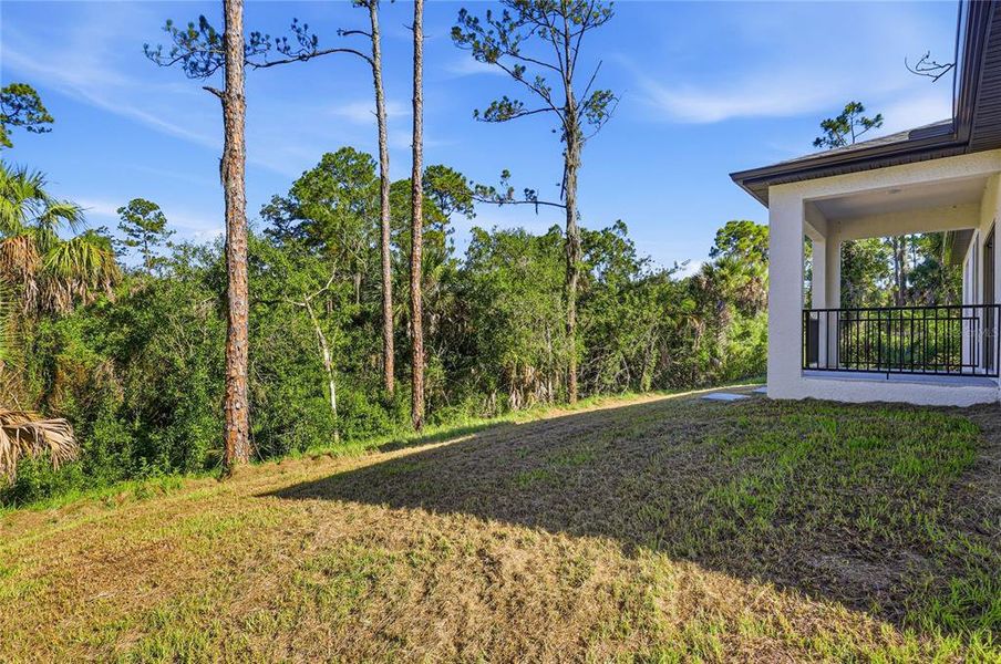 Exterior details and patio area of a home in , North Port (Image 16).
