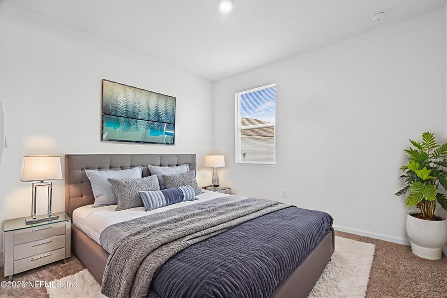 Furnished interior view inside a new home in Entrada, St. Augustine (Image 19).