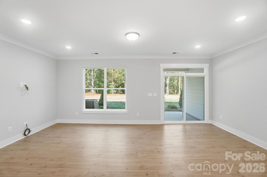 Spacious, unfurnished interior of a new home in Blythe Mill Townhomes, Waxhaw (Image 36). Spacious, unfurnished interior of a new home in Blythe Mill Townhomes, Waxhaw (Image 36).