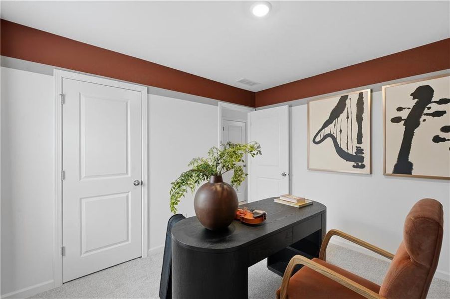 Furnished interior view inside a new home in Crossvine Village, LaGrange (Image 14).