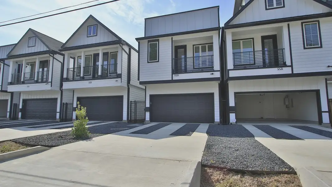 Front exterior of a home in the Shady Acres community, located in Houston, TX (Image 2).