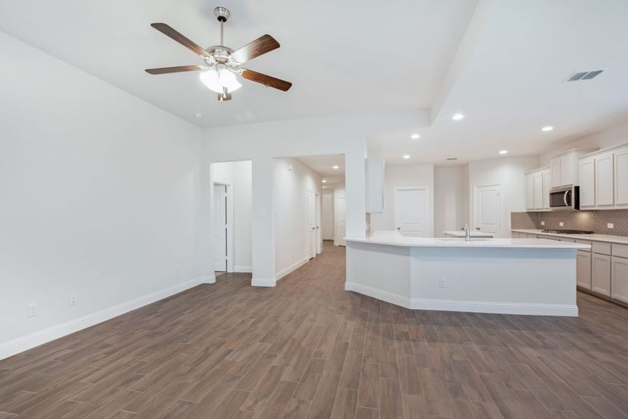 Representative exterior photo of a completed home built from the Preston by Impression Homes in Mercer Meadows, Royse City, TX (Image 6).