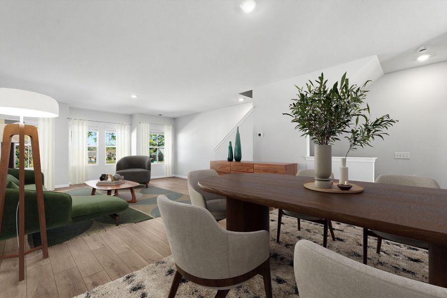 Representative furnished interior of a home built from the Tigerlily - Genesis Value Collection by Mungo Homes in Edwards Station, Taylors (Image 5).