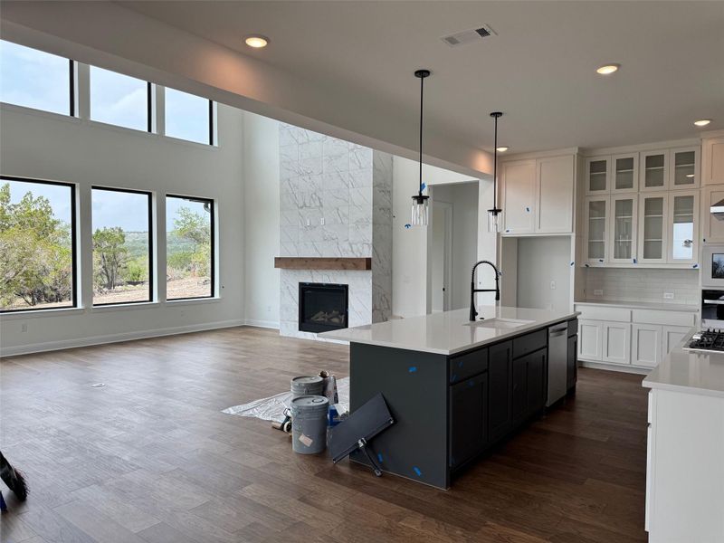 Furnished interior view inside a new home in The Hollows Sanctuary - 85', Jonestown (Image 6). Furnished interior view inside a new home in The Hollows Sanctuary - 85', Jonestown (Image 6).