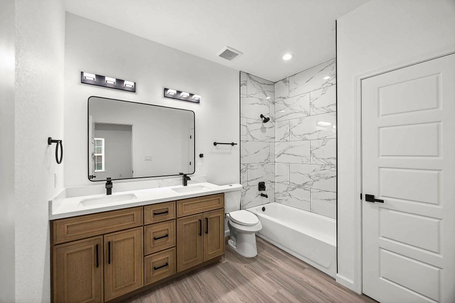 Furnished interior view inside a new home in , Houston (Image 11).