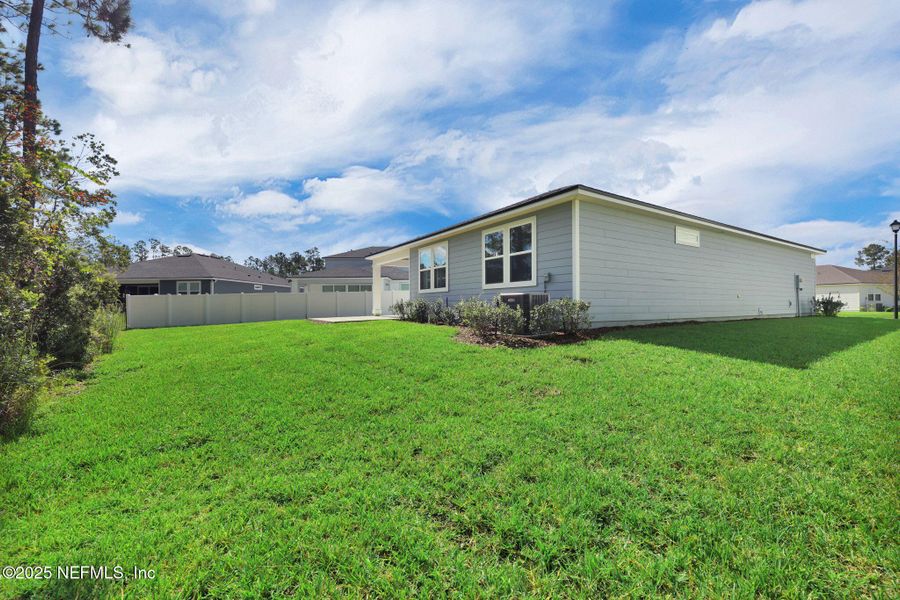 Exterior details and patio area of a home in Bradley Creek, Green Cove Springs (Image 24). Exterior details and patio area of a home in Bradley Creek, Green Cove Springs (Image 24).