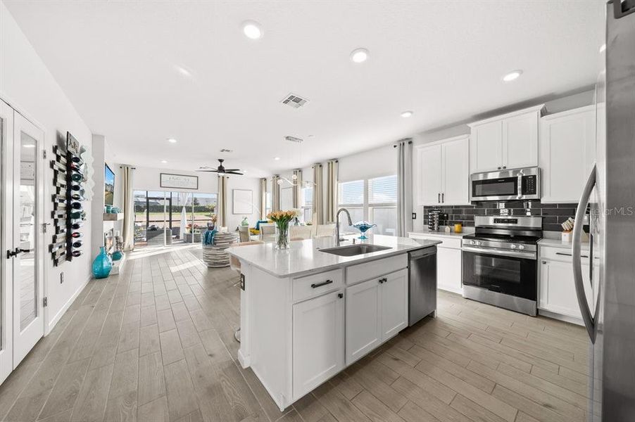 Furnished interior view inside a new home in , Ocala (Image 12).