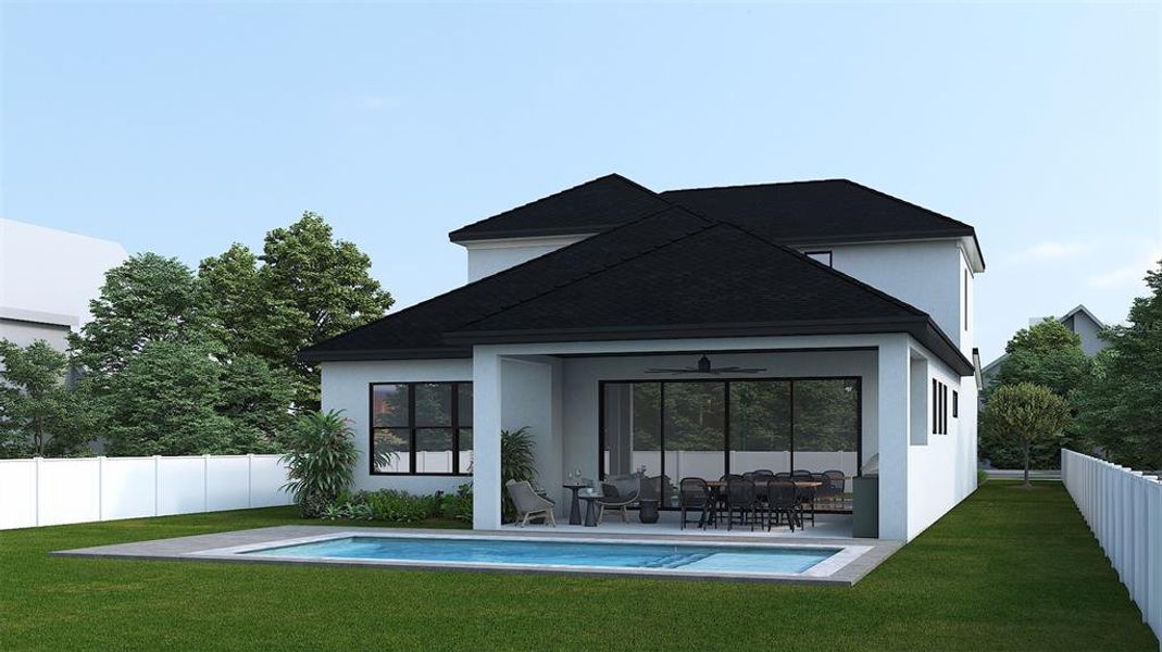 Front exterior of a new home in , Winter Park, FL, highlighting curb appeal (Image 2).