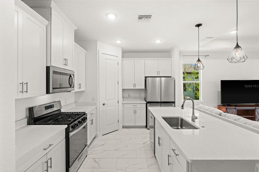 Furnished interior view inside a new home in , Punta Gorda (Image 11).