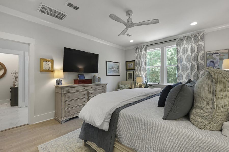 Furnished interior view inside a new home in , Mount Pleasant (Image 25).