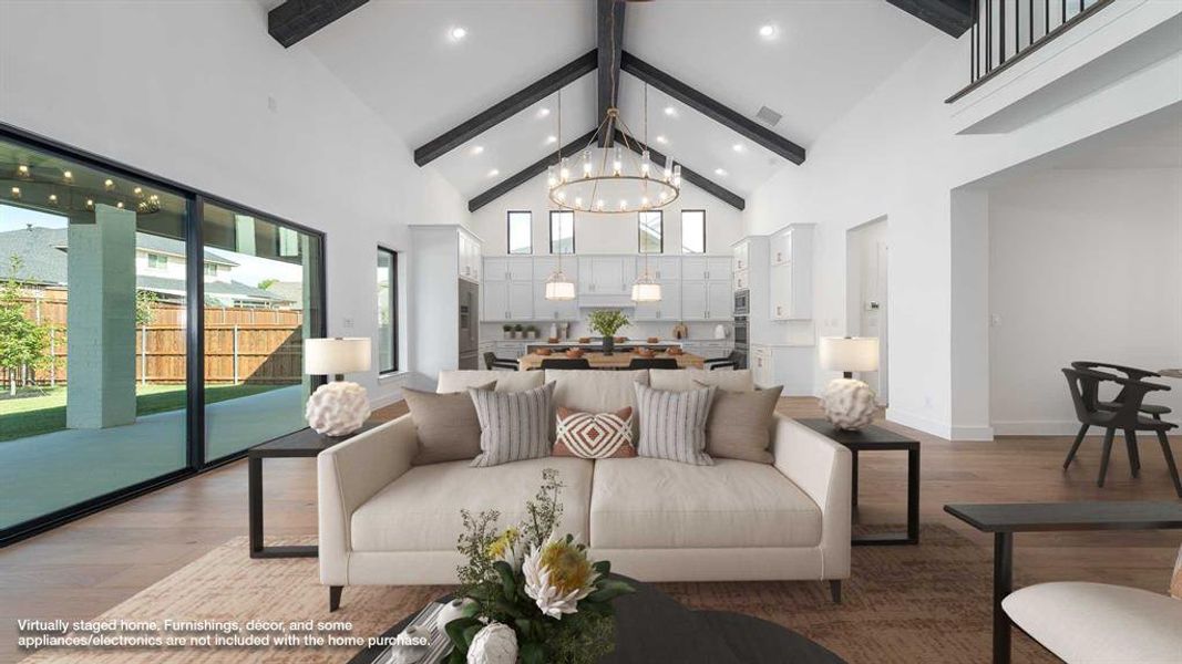 Furnished interior view inside a new home in Adkins Park 70', Hurst (Image 10).