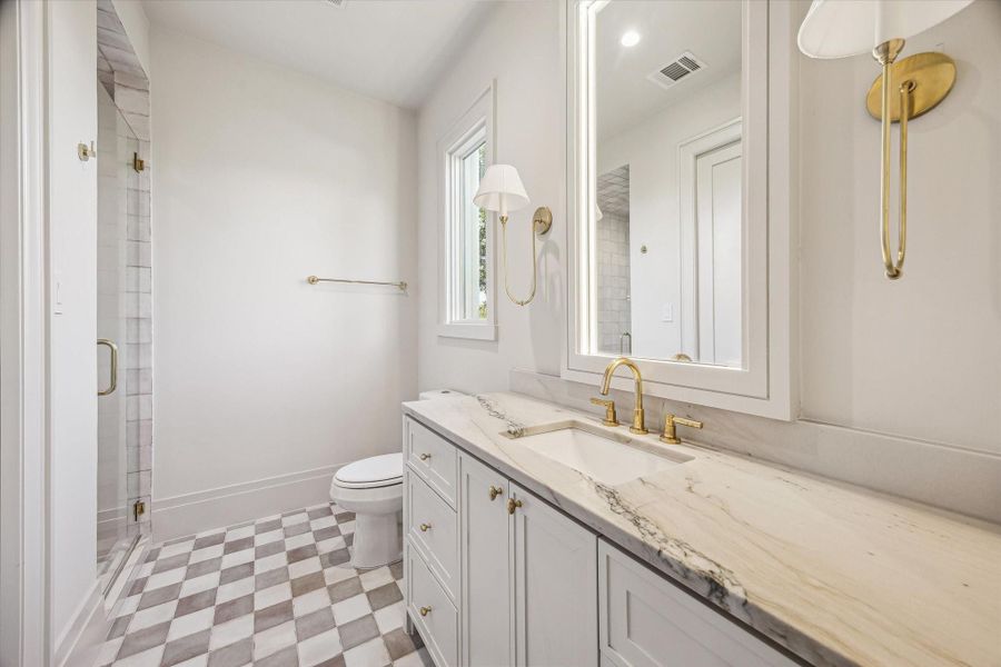 Furnished interior view inside a new home in , Houston (Image 38).