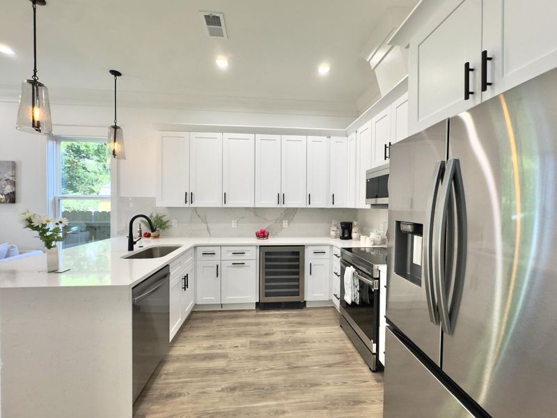Furnished interior view inside a new home in , North Charleston (Image 16).