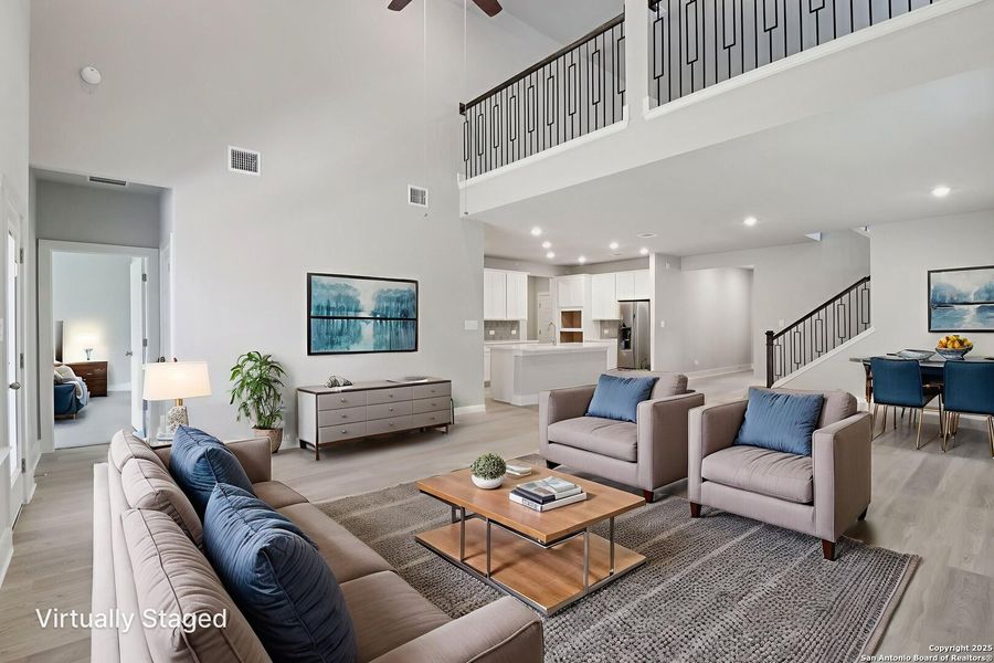 Furnished interior view inside a new home in Fox Falls, Boerne (Image 16).