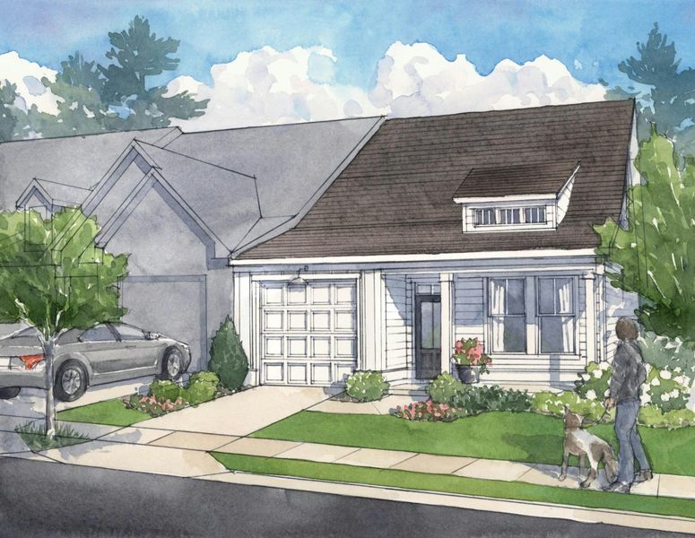 Representative rendering of the exterior for the The Hawthorne by Windsong Properties (Image 23).