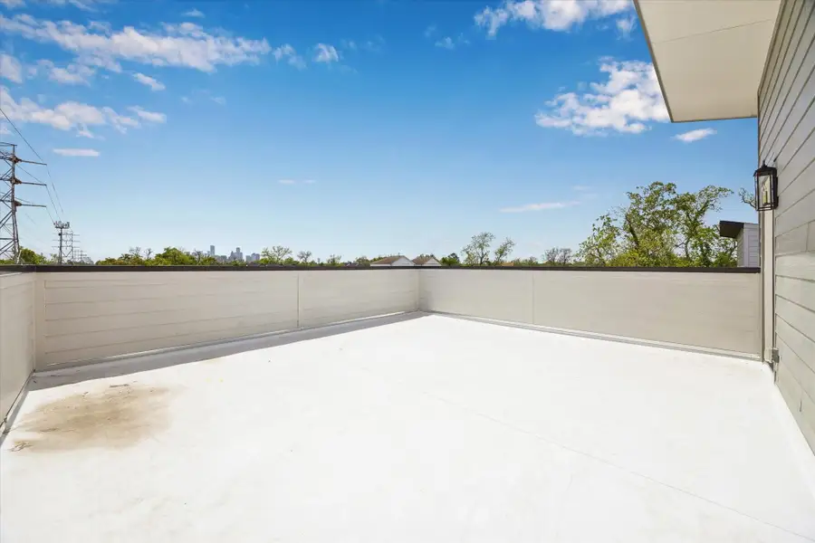 Exterior details and patio area of a home in , Houston (Image 4). Exterior details and patio area of a home in , Houston (Image 4).