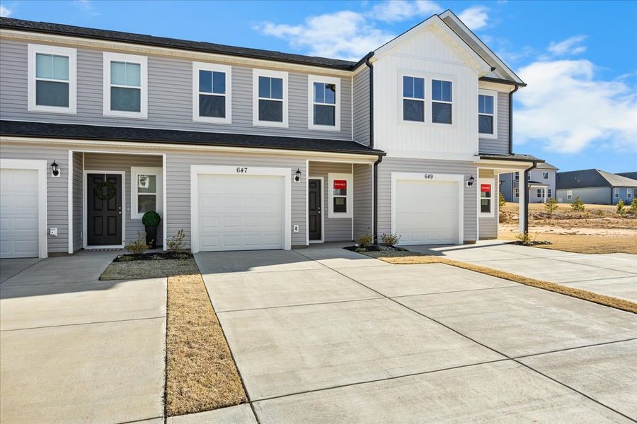 Front exterior of a new home in Windsor, North Augusta, SC, highlighting curb appeal (Image 19).