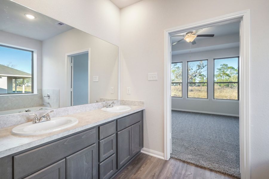 Representative furnished interior of a home built from the Truman by First America Homes in Splendora Fields, Splendora (Image 7).