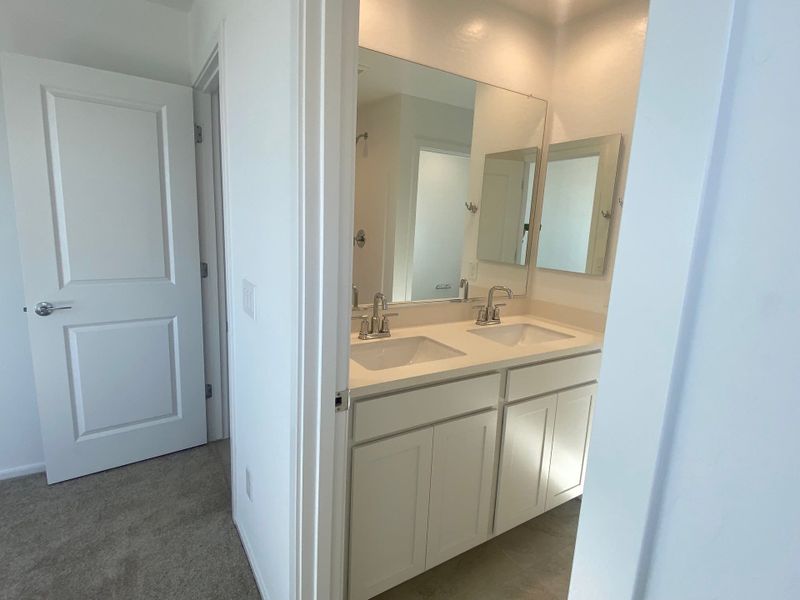 Furnished interior view inside a new home in Wildera – Crest Series, San Tan Valley (Image 5).