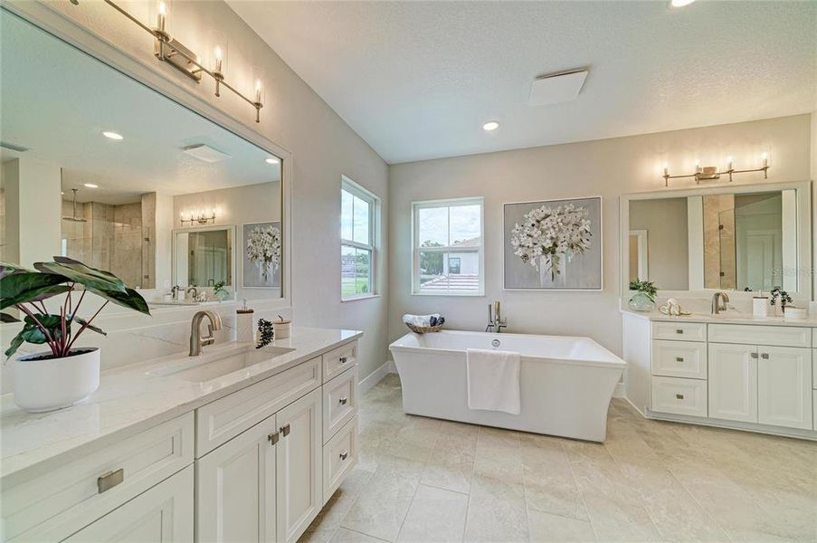 Furnished interior view inside a new home in Barrington Preserve, Parrish (Image 16).